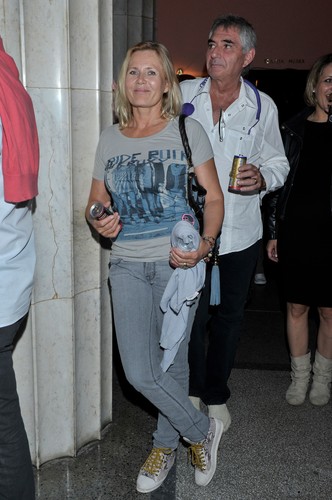 Grażyna Szapołowska i Eryk Stępniewski na premierze 'Yumy'