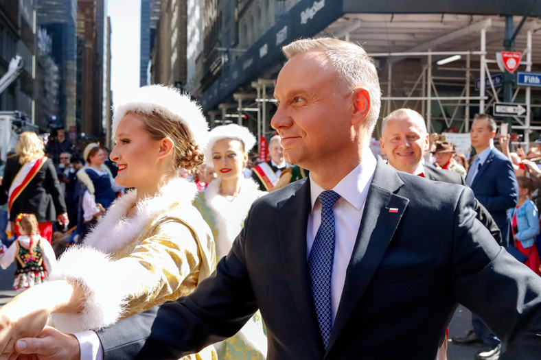 Prezydent Andrzej Duda na 86. Paradzie Pułaskiego w Nowym Jorku