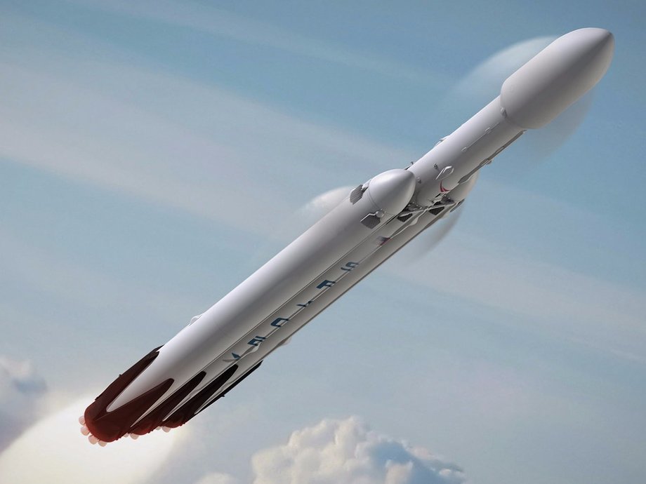 Rakieta Falcon Heavy firmy SpaceX