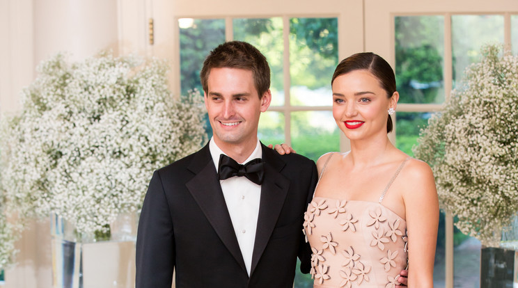 Evan Spiegel a nagy Ő!/Fotó: Northfoto