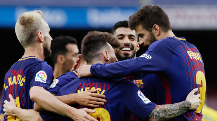 A hétvégén üres lelátók előtt is simán verte 3-0-ra a Barcelona a Las Palmast /Fotó: AFP