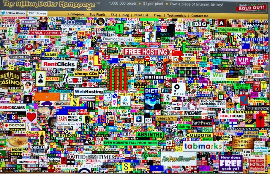 The Million Dollar Homepage