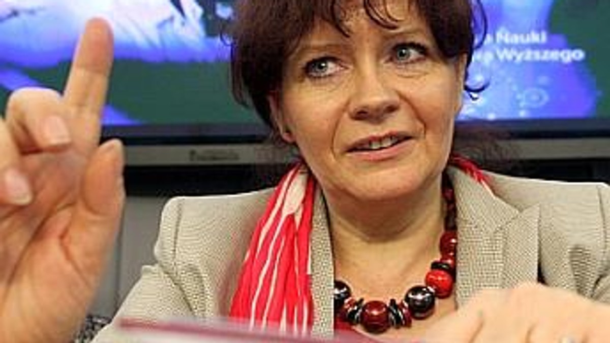 Minister nauki i szkolnictwa wyższego Barbara Kudrycka