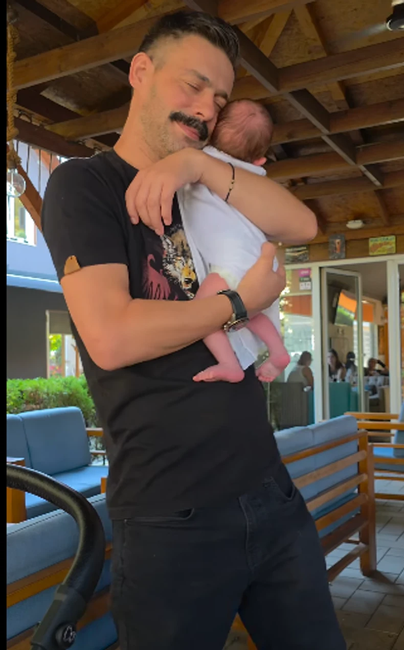 Milan Vasić sa sinom