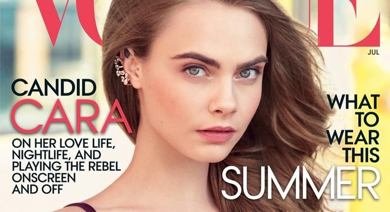 Cara Delevingne covers Vogue US July 2015 issue