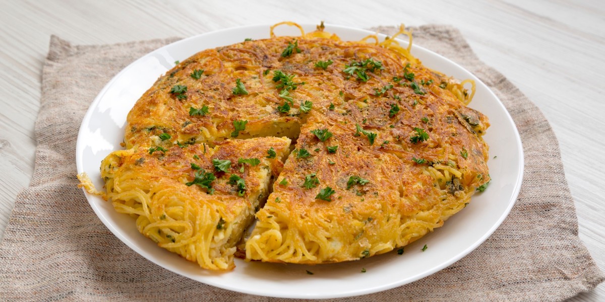 Frittata di spaghetti.