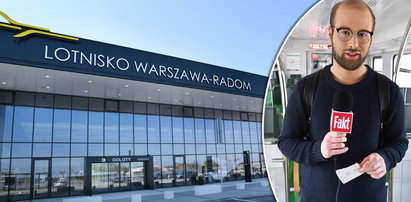 Pofatygowaliśmy się z Warszawy do nowego lotniska Warszawa-Radom. Zajęło to sporo czasu, by zobaczyć pierwszy odlot... [WIDEO]
