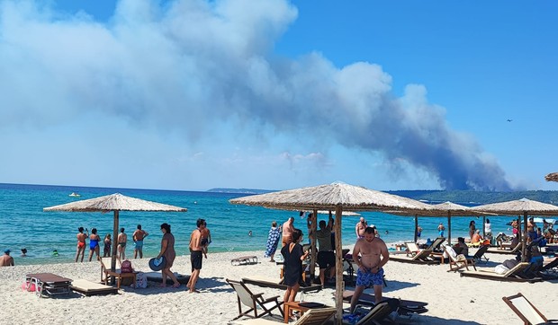 Požar na Halkidikiju