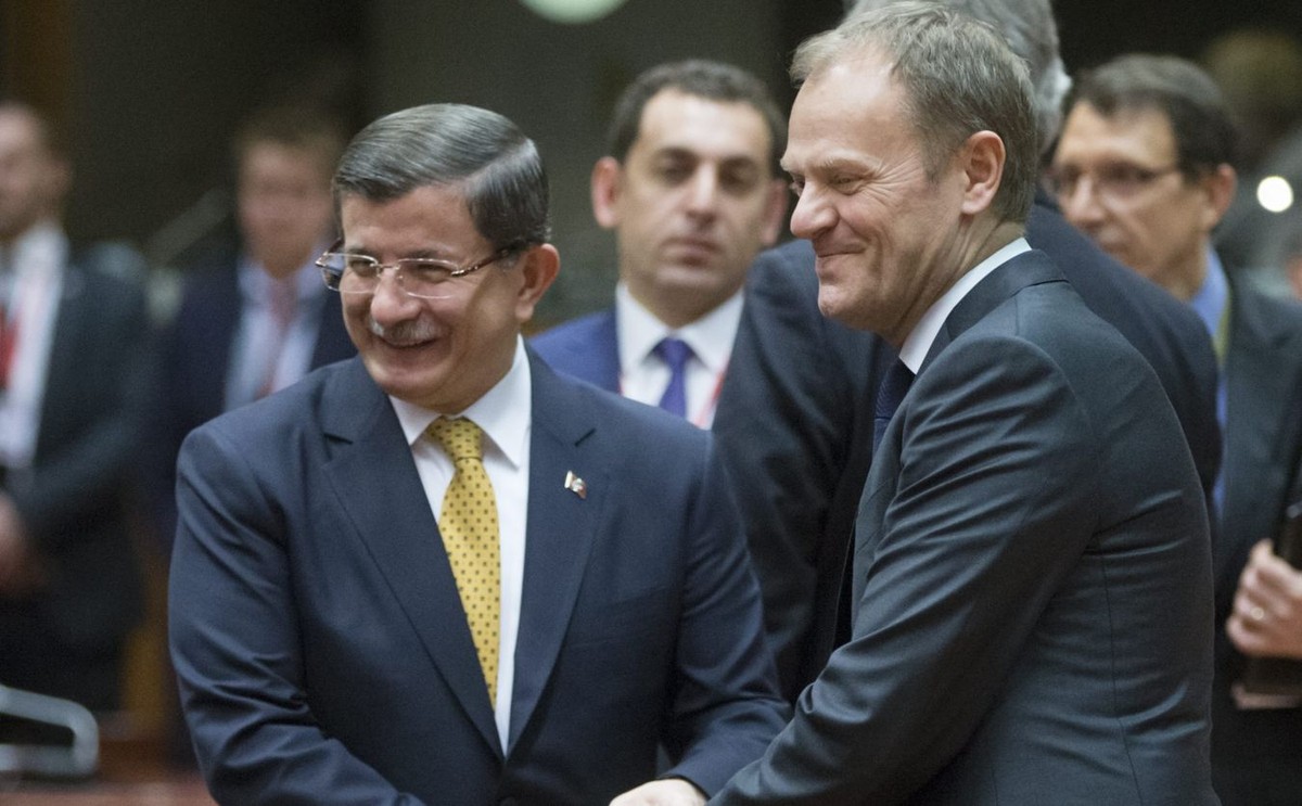 Ahmet Davutoglu i Donald Tusk