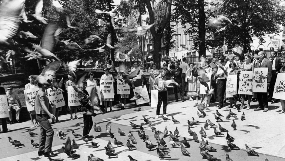 Protesty przeciw wojnie w Bostonie, 7 sierpnia 1964 r.