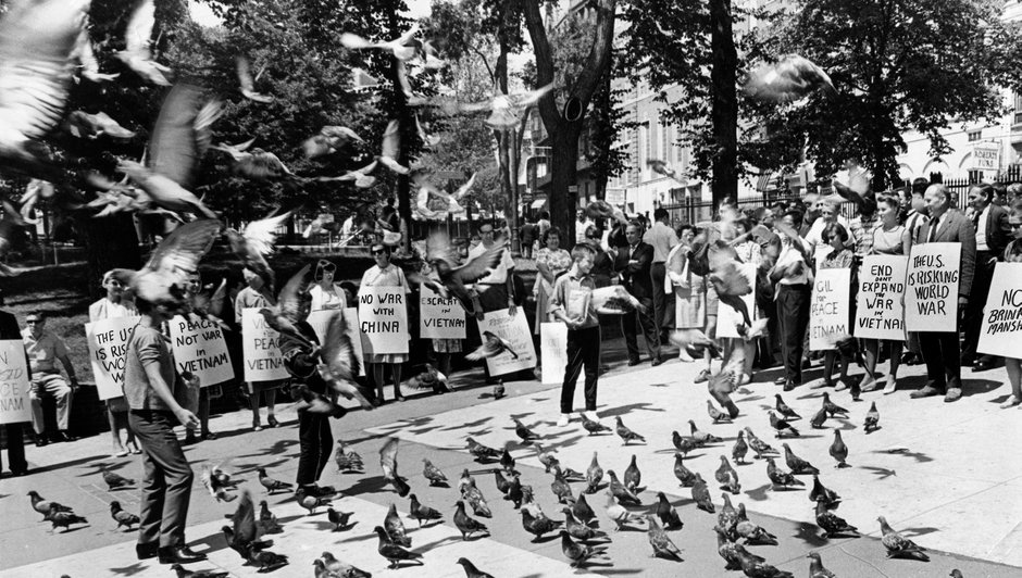 Protesty przeciw wojnie w Bostonie, 7 sierpnia 1964 r.