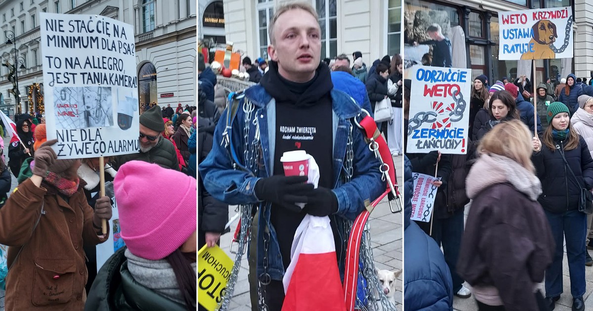 Burza po wecie Karola Nawrockiego. Wielki protest przed pałacem