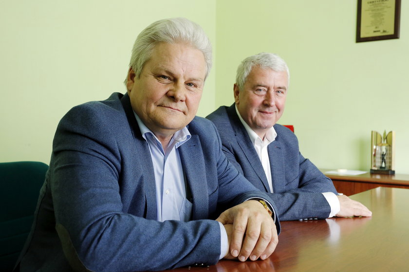 Marian Boszko i Andrzej Kozubski z firmy Inżynieria S.A.