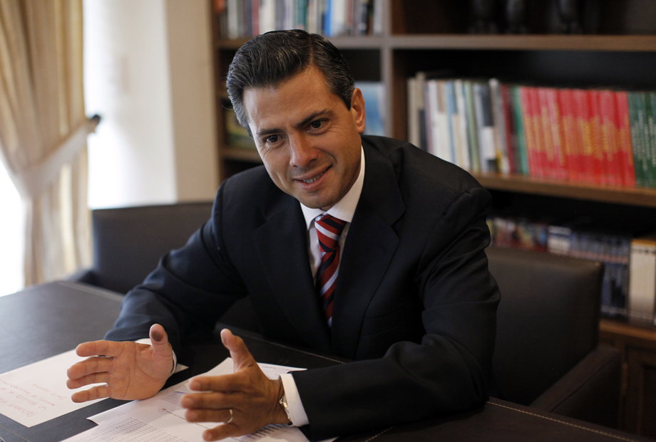 Peña Nieto used a home owned by Juan Armando Hinojosa Cantú, a contractor who had donated to Peña Nieto's political party, as an office while running for president in 2012.