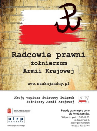 Radcowie prawni doradzą bezpłatnie kombatantom