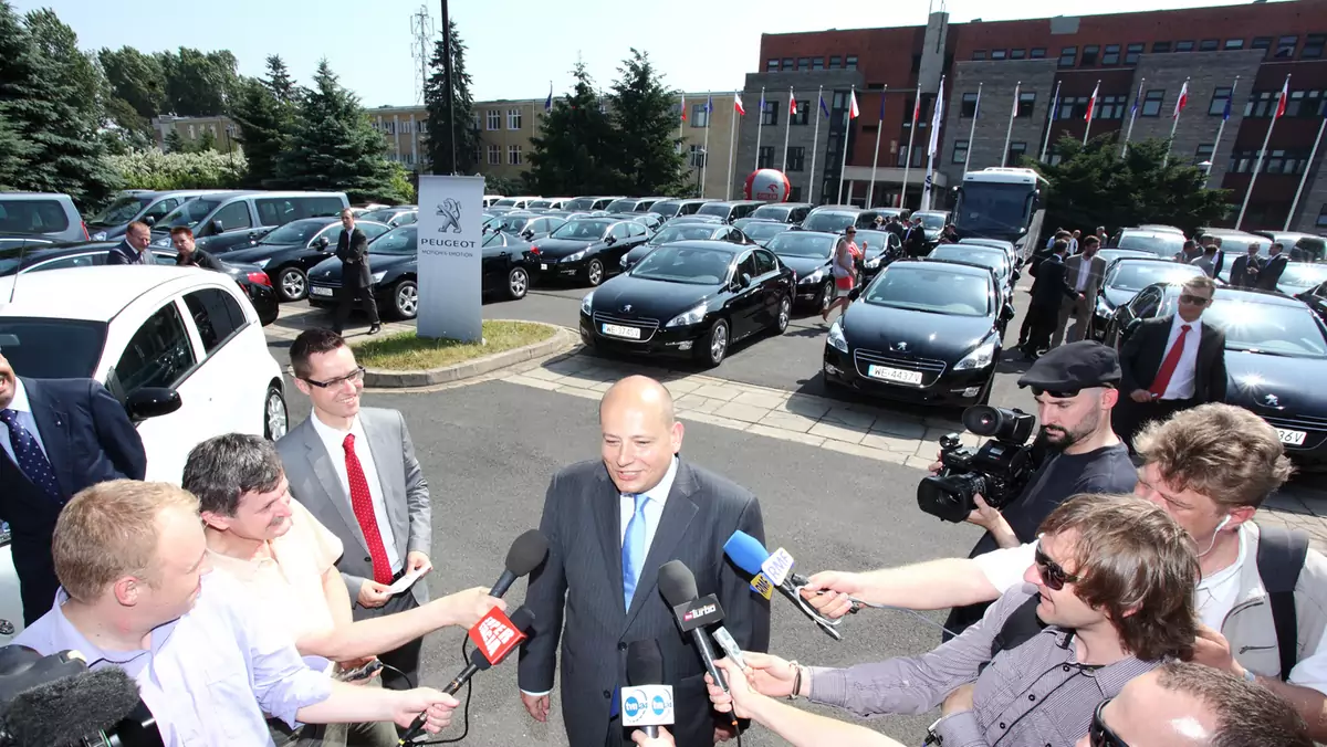 Peugeot przekazał  auta do obsługi Prezydencji Polski w UE