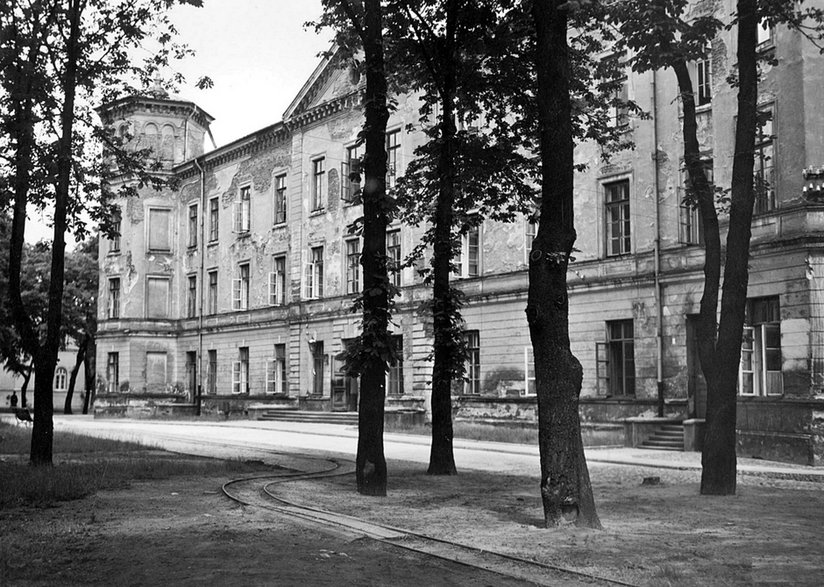 Zamek Ujazdowski w Warszawie, ok. roku 1920 