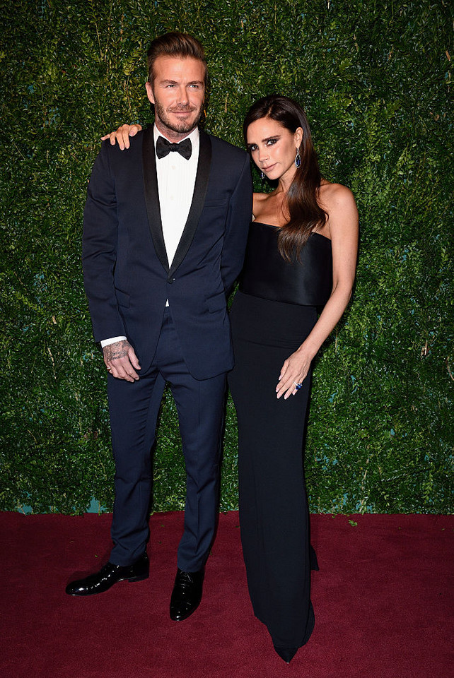 Victoria Beckham i David Beckham w 2014 roku