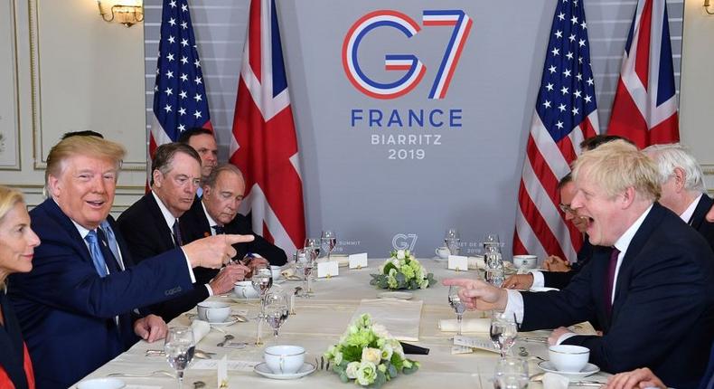 boris johnson trump g7