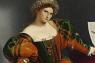 Portrait of a Woman inspired by Lucretia, ca 1530. Artist: Lotto, Lorenzo (1480-1556)