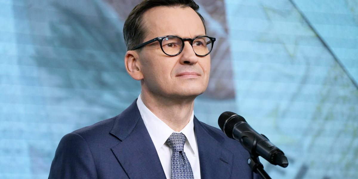 Były premier Mateusz Morawiecki.