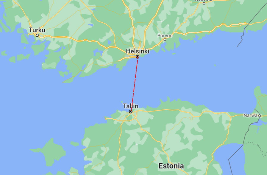 Plany tunelu pod Zatoką Fińską.