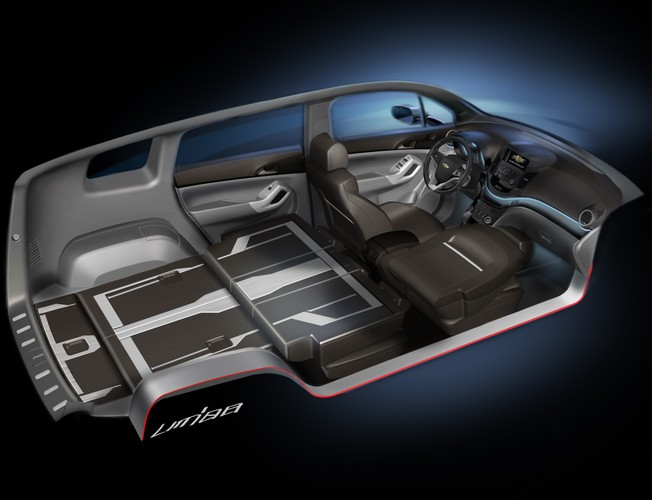 ...ustawione jak w teatrze fotele każdemu z pasażerów pozwolą zobaczyć, co się dzieje wokół auta