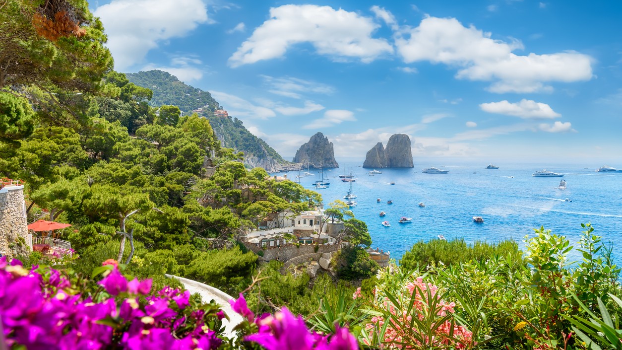 Taliansky ostrov Capri.