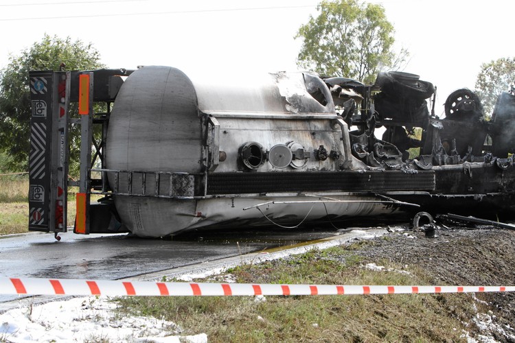 Wypadek w miejscowości Prusice na Dolnym Śląsku
