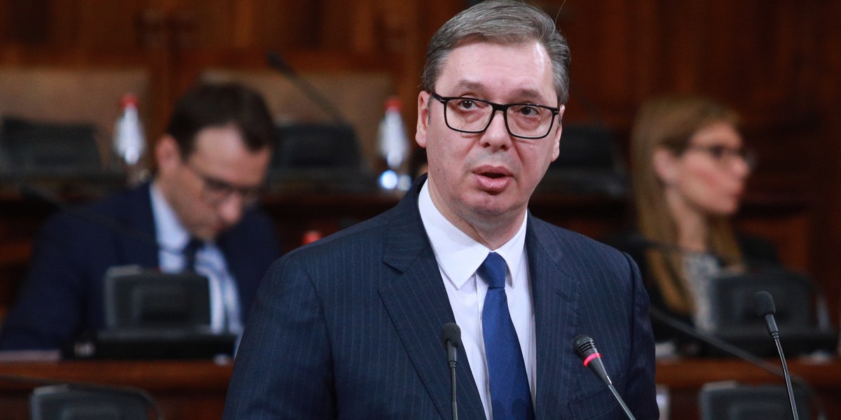 Prezydent Serbii Aleksandar Vučić