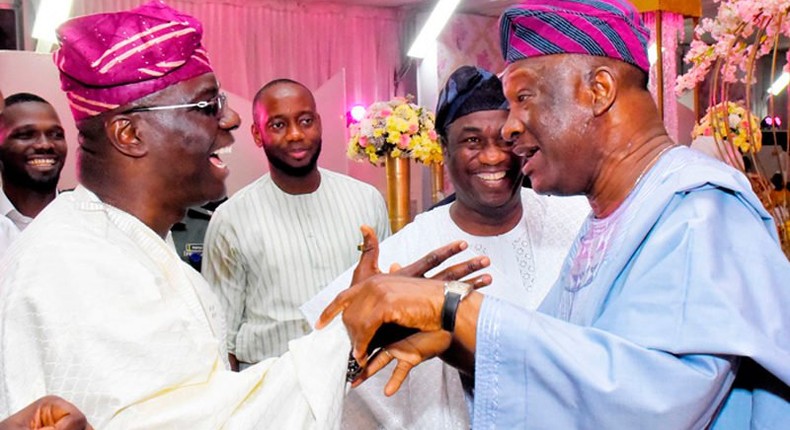 Sanwo-Olu and Agbaje, Lagos governorship candidates, meet at a function (Daily Post)