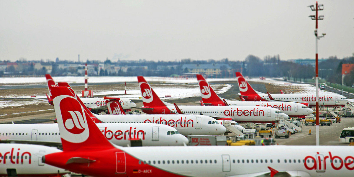 Air Berlin to drugi pod względem wielkości przewoźnik lotniczy w Niemczech