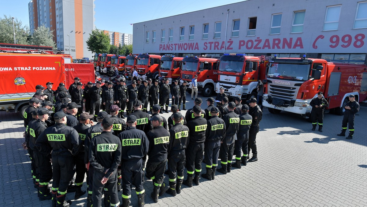 Szwedzi przywitali polskich strażaków KGPSP, którzy udzielą wsparcia swoim szwedzkim kolegom w walce z ogniem trawiącym lasy - napisało wczoraj MSWiA na Twitterze. O pomoc polskich strażaków zwróciły się władze Szwecji w związku z pożarami spowodowanymi przez falę upałów. Dziś komendant główny PSP gen. brygadier Leszek Suski skomentował serdeczne przyjęcie polskich strażaków w Szwecji.