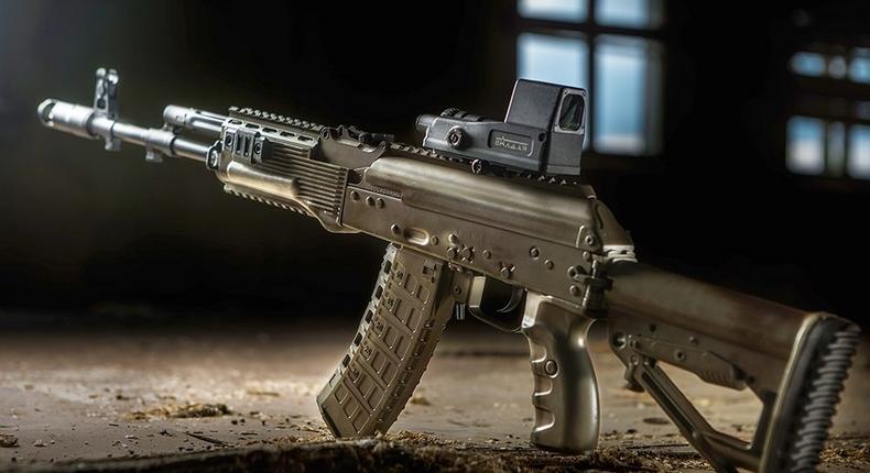 AK-400 prototype, from which the AK-12 was derived.