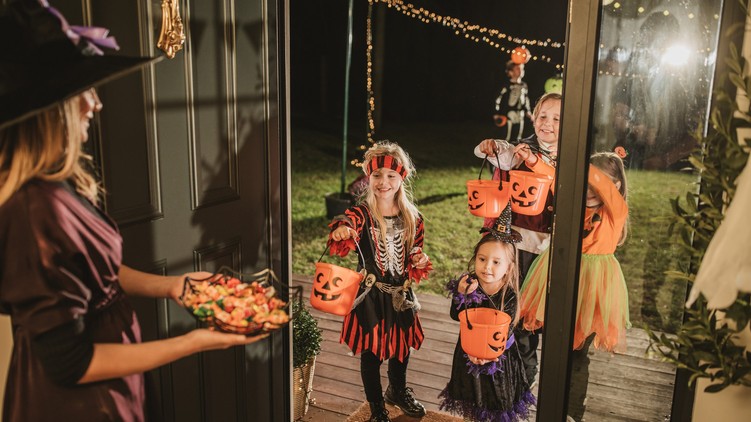 halloween, hatás, gyerek, szociális fejlődés