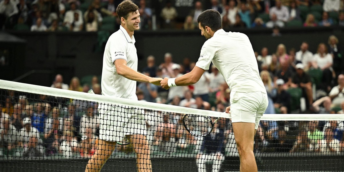 Hubert Hurkacz zarobił fortunę na Wimbledonie.