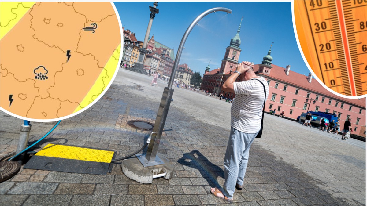 Polska w ogniu upałów. W środę prognozują nawet 40 stopni! Mogą też uderzyć burze