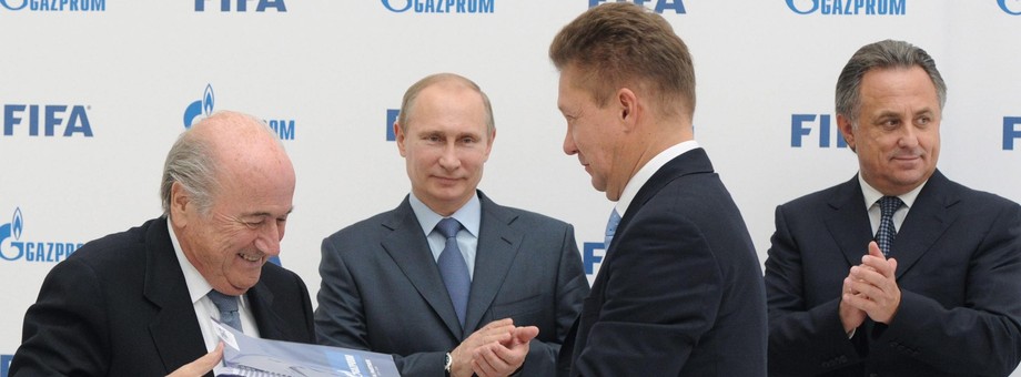 RUSSIA FIFA GAZPROM AGREEMENT