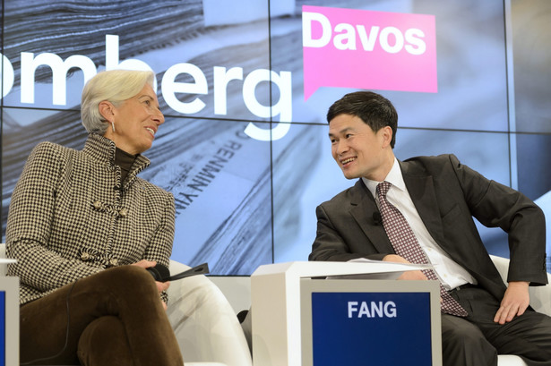 Christine Lagarde podczas Forum Ekonomicznego w Davos