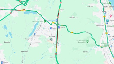 Olbrzymi korek na obwodnicy Trójmiasta. Zderzyły się trzy samochody