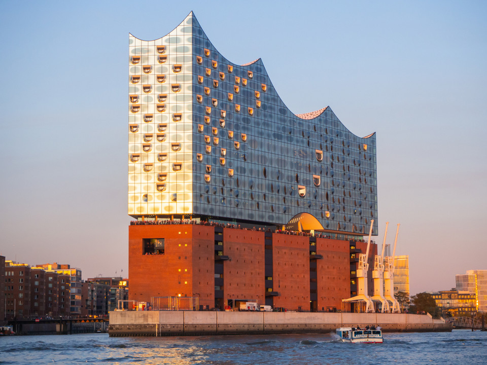 Elbphilharmonie, czyli Filharmonia nad Łabą w Hamburgu, wg projektu Herzog & de Meuron