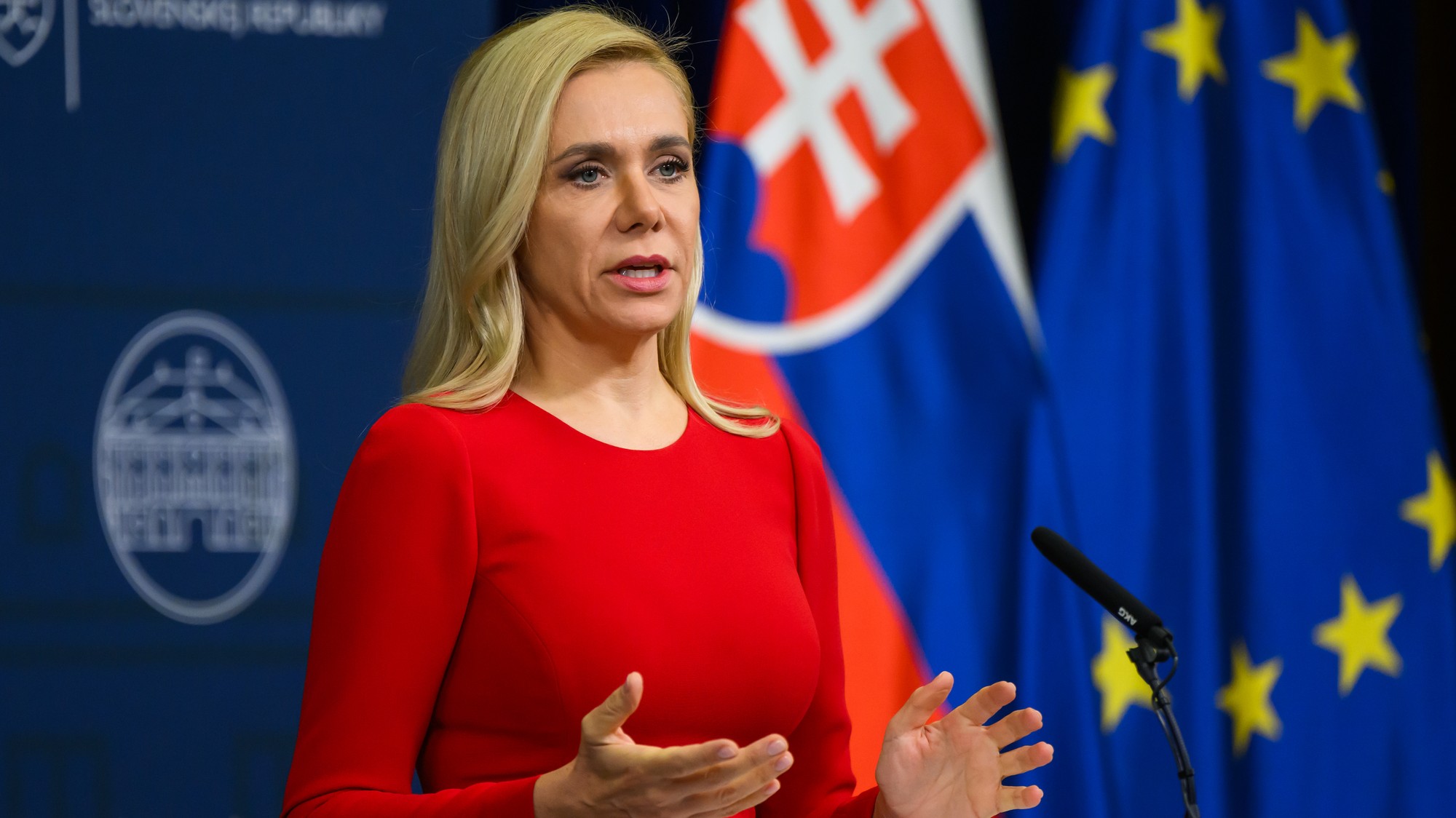 Podpredsedníčka vlády a ministerka hospodárstva Denisa Saková.