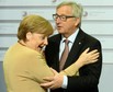 Przywitanie przewodniczącego KE z Angelą Merkel