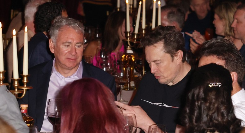 Ken Griffin and Elon Musk in Miami.Alexander Tamargo/Getty Images