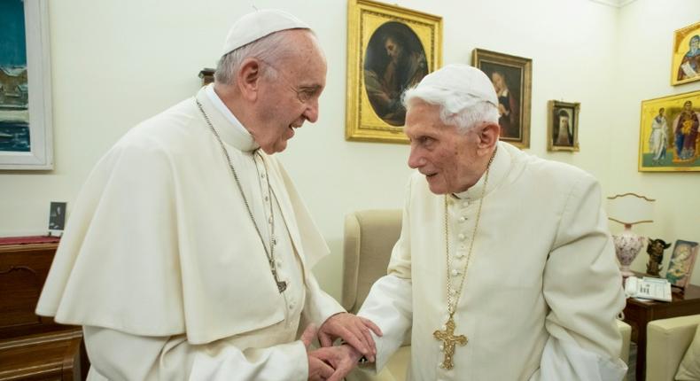 Former Pope Benedict, (R) has weighed in on the controversial question of whether or not to allow married men of proven virtue to join the priesthood