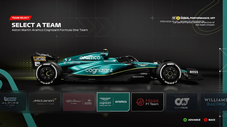 F1 23 - screenshot z wersji Preview na PC