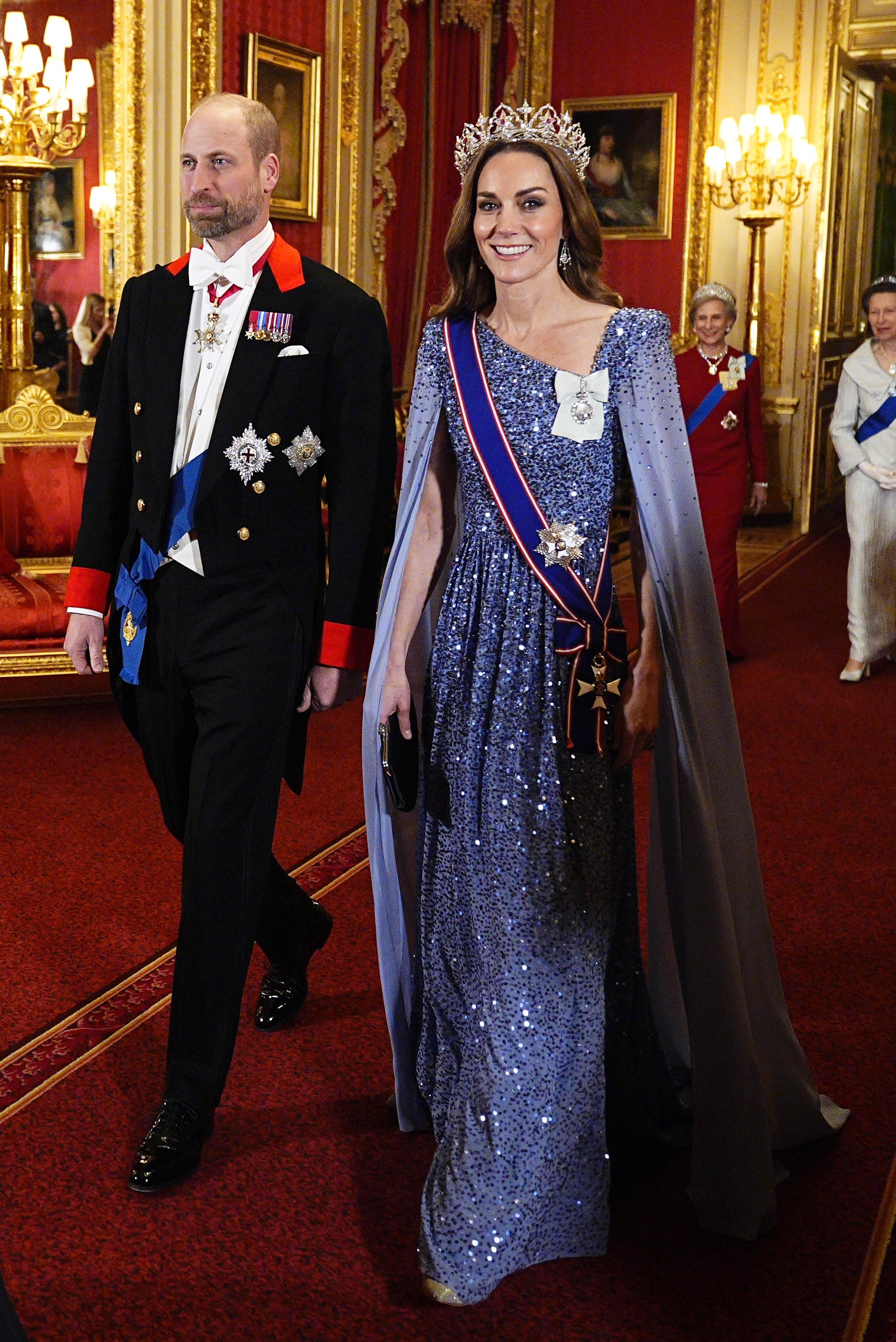 William a Kate počas oficiálnej návštevy nemeckého prezidenta Steinmeiera s manželkou. 