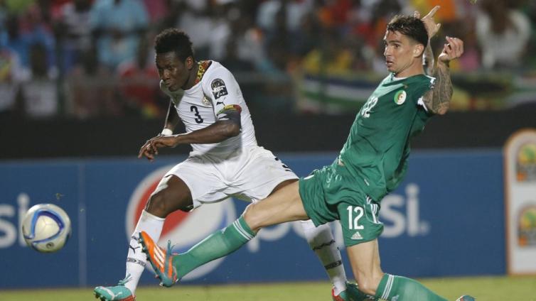 Le but d'Asamoah Gyan contre l'Algérie était sur un corner serré