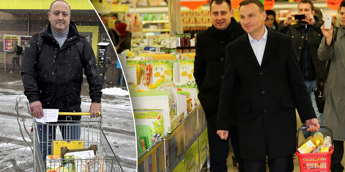 Wybraliśmy się do Biedronki po produkty, jakie w 2015 r. kupił Andrzej Duda. 