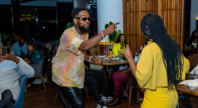 Nigerian music sensation Patoranking during a listening party of his latest album hosted by Hennessy, on August 25 in Westlands, Nairobi.